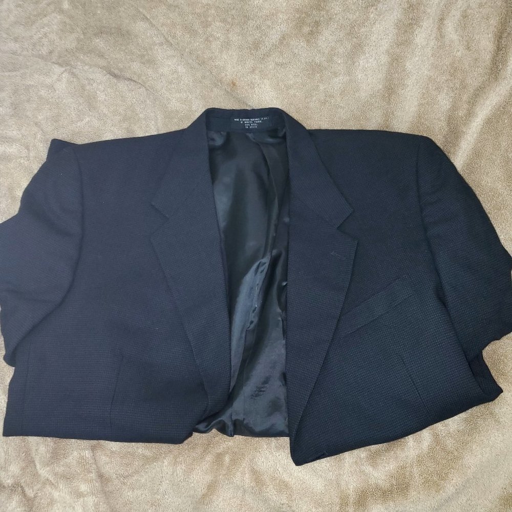 JEAN BAPTISTE CAUMOUNT CLASSIC MENS WOOL 2 PC SUIT